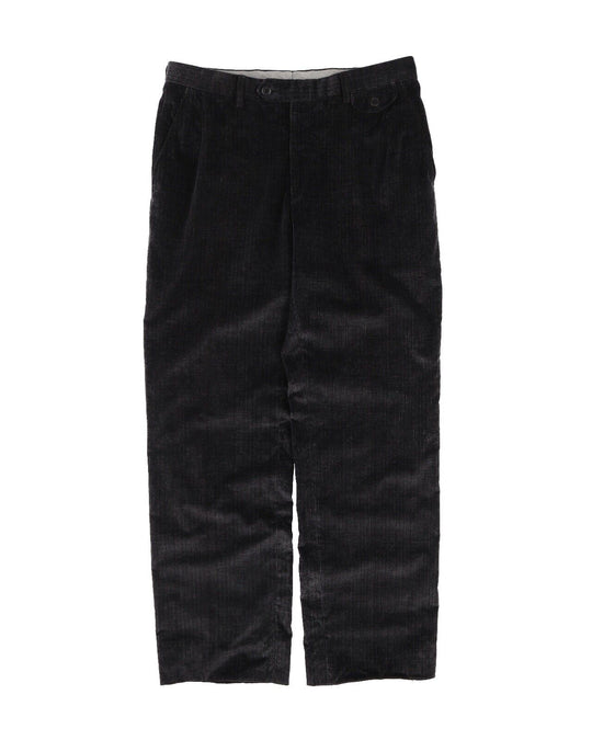 BRIONI Moena Pants Navy Blue Corduroy Cotton Men's Trousers  Size 47 IT