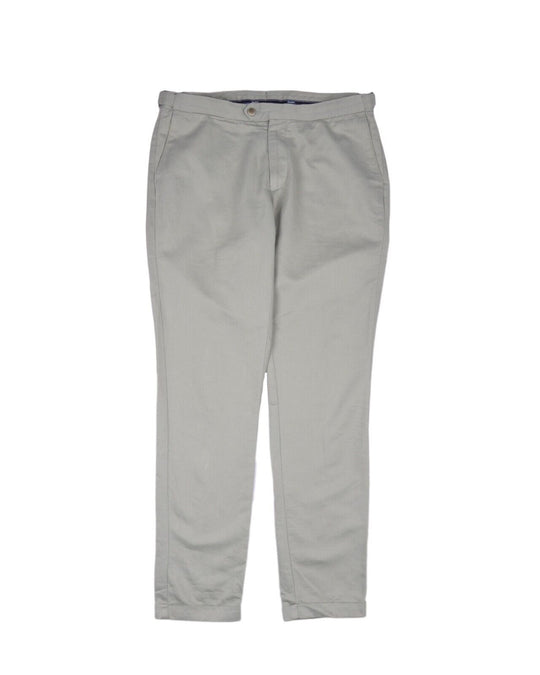 HACKETT Chino Pale Green Linen Cotton Mens Pants Size 36