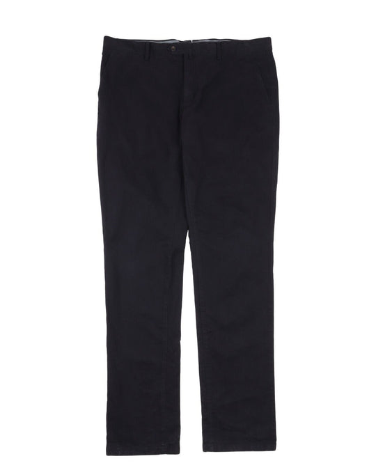 SUITSUPPLY Porto Pants Black Cotton Mens Chino Trousers  Size 54 IT