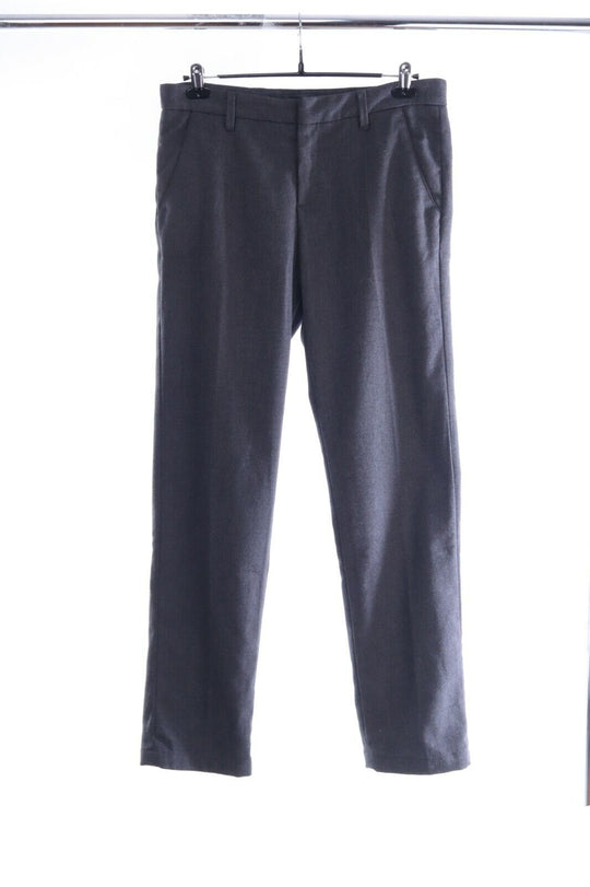 PRADA Grey Cotton Classic Fit Pants Size 34 W 34 L 32