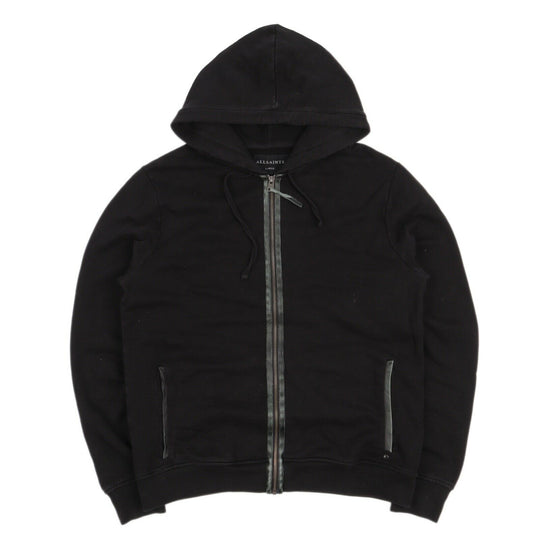 Men's ALLSAINTS Black Full Zip Hoodie Jumper Size L