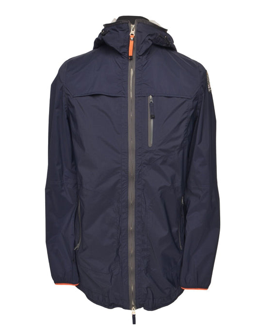 PARAJUMPERS Hooded Jacket Navy Men's Windbreaker Size M