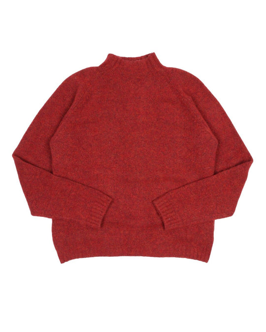 CP COMPANY Red Wool Blend Mock Neck Jumper Sweater Men's Size 4