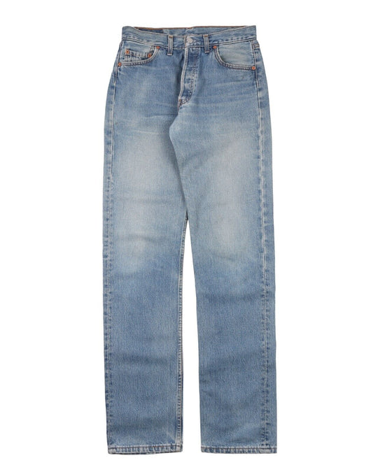 LEVIS 501 Jeans Blue Denim Cotton Men's Straight Leg  Size W30 L36