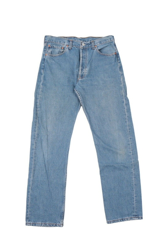 Men'S Vintage LEVI`S 501 Blue Denim Pants Jeans Size W 34 L 32