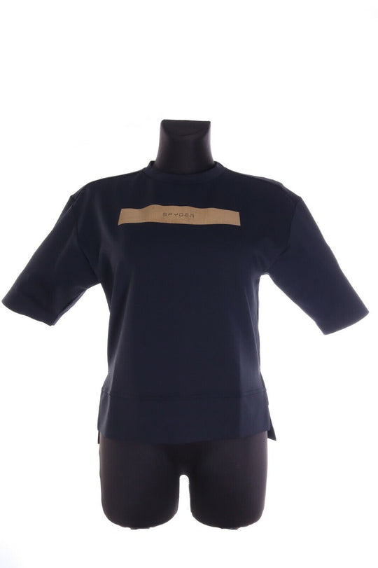 Women's SPYDER Black Short Sleeve T-Shirt Size s