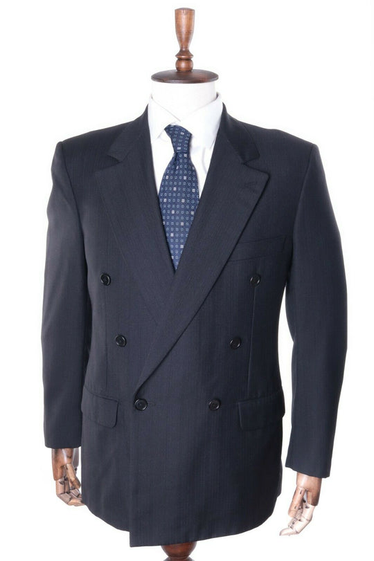 Men's CORNELIANI Black 100% Wool Exclusive Collection Suit Jacket Size 52