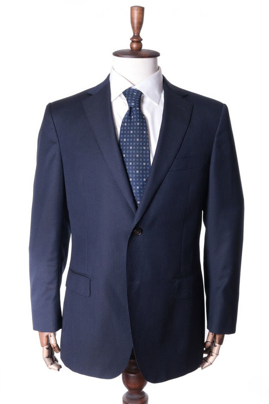 Men's SUITSUPPLY Black 100% Wool Super 110's Pinstripe Suit Jacket Size uk 42