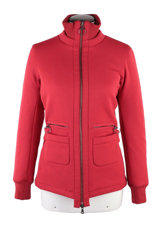 Women's 2000's PRADA Sport Luna Rossa Red Insulated Nylon Jacket Size 42 IT