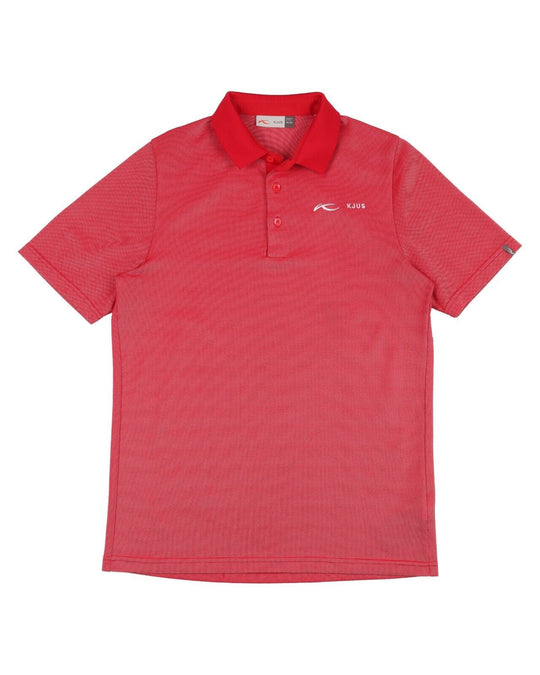 KJUS Sevi Polo Shirt Red Men's Short Sleeve Golf Size 46 / XS