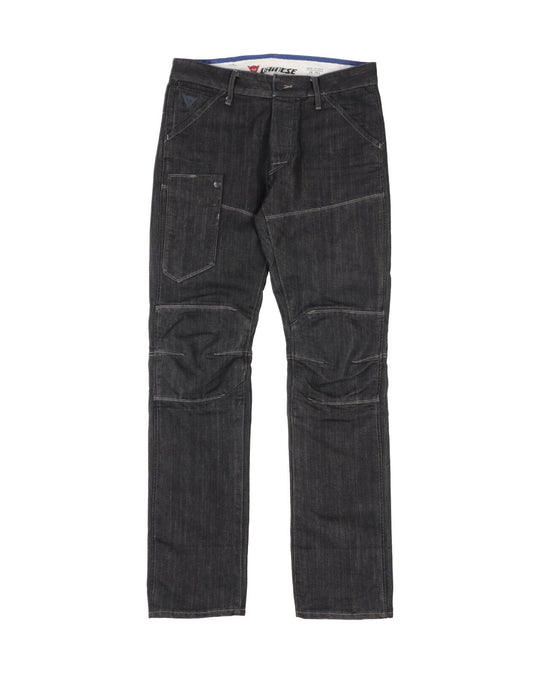 DAINESE Blue Moto Denim Cotton Mens Biker Jeans Size 34 / 36