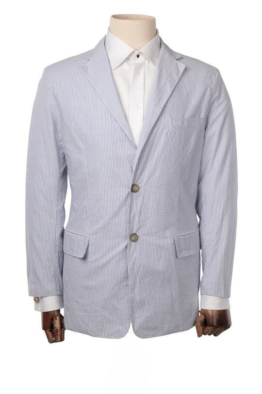 Men's JIL SANDER Raf Simons Era White Stripe Blazer Sport Coat Size IT 48 UK 38