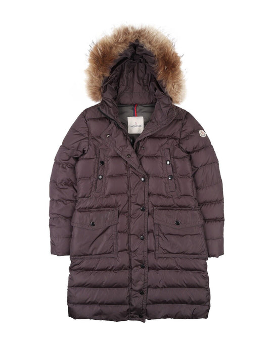 MONCLER Merin Puffer Coat Brown Womens Down Jacket Size 1 / S