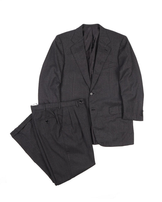 Bespoke BRIONI Palatino Suit 2 Piece Gray Wool Men's Size ~ 42 UK / 52 IT