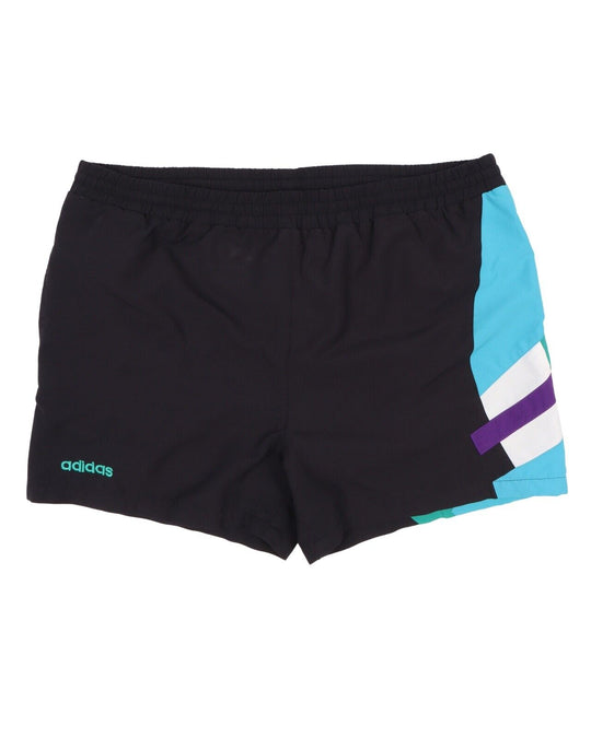 Men's ADIDAS Vintage 90's Black Track Sport Shorts Size US M