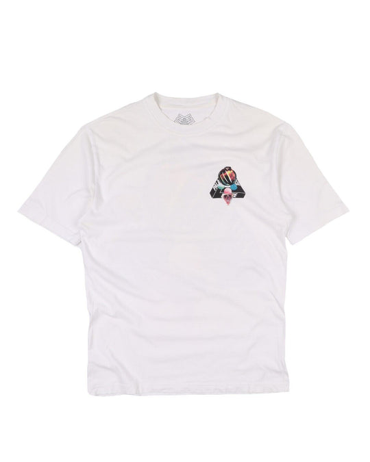 PALACE Sans Ferg White Cotton Logo Men's T-Shirt Size S