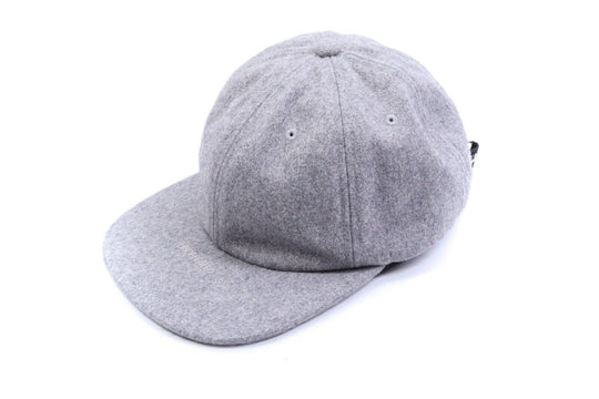 UNDEFEATED Grey Wool Blend Baseball Cap Headwear One Size