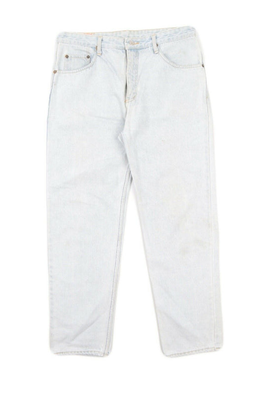 Men'S Vintage LEVI`S 501 Made In USA Light Blue Denim Pants Jeans Size W 36 L 36