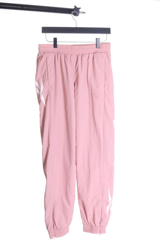 Women's REEBOK Pink Nylon Woven Pants Size s
