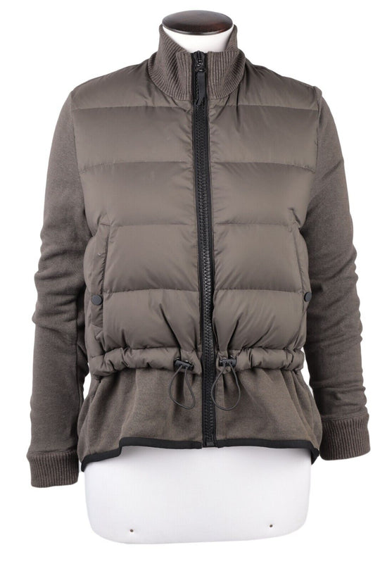 JAMES PERSE Jacket Green Padded Front Women's Knit  Size 2 / M