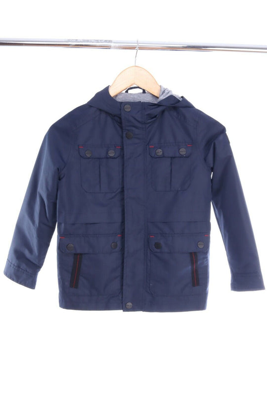 Kids MICHAEL KORS Navy Blue Multipocket Jacket Size 7