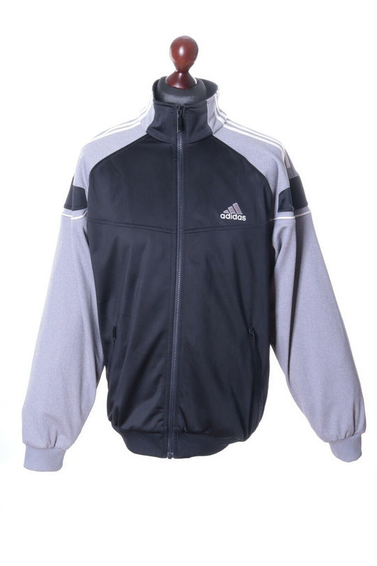 Men's ADIDAS Vintage Black Full Zip Track Jacket Size 40