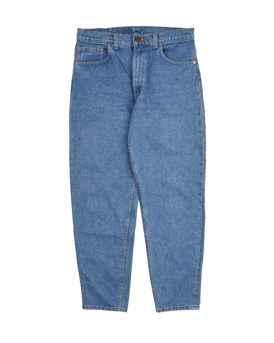 Vintage LEVIS 550 Jeans Blue Denim Cotton Men's Made In USA Big E Size 34x30