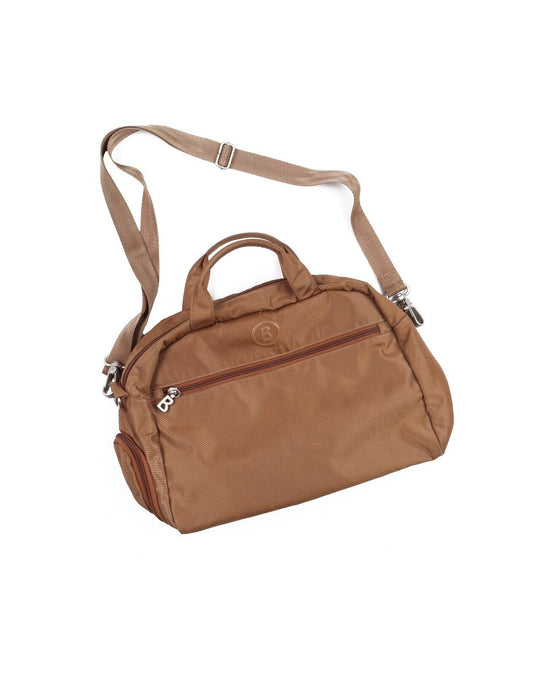 BOGNER Brown Canvas Nylon Sport Case Shoulder Bag