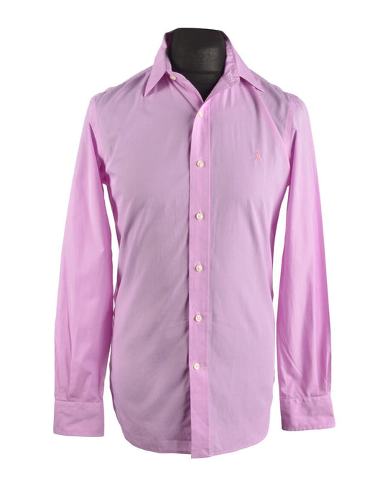 Men's POLO RALPH LAUREN Pink Cotton Shirt Size 15 / 38