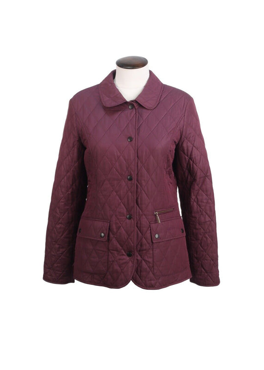 BARBOUR Jacket Purple Violet Quilted Women's Size UK 12 US 8