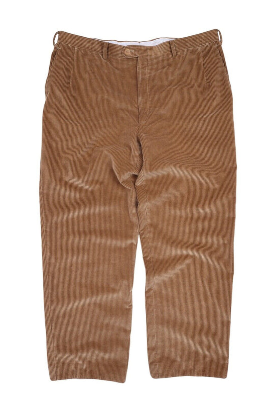 Men's BRIONI CORTINA Brown Cotton Straight Corduroy Pants Size 54 / 38