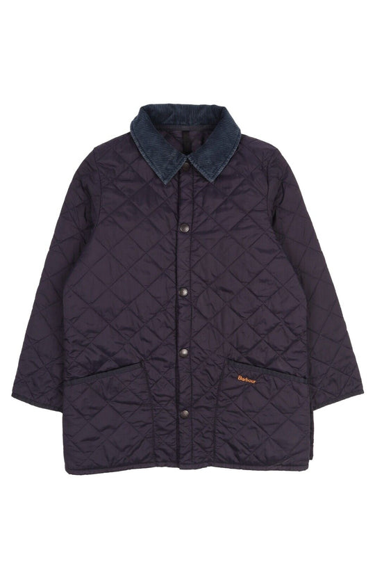 Kid's Boy's BARBOUR Navy Blue Liddesdale Quilted Jacket Size XL / 12-13