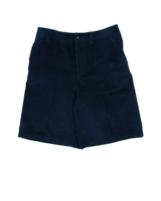 ACNE STUDIOS Bermuda Shorts Navy Corduroy Cotton Men's Size 48