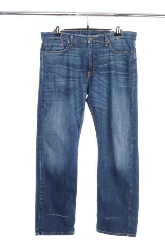 LEVI'S 514 Navy Blue Denim Relaxed Jeans Size W 38 L 32