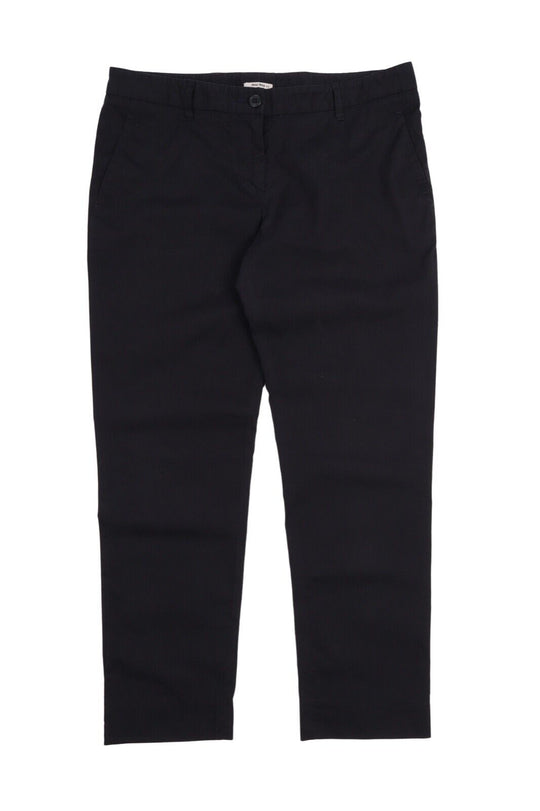 Women's MIU MIU by Prada Navy Blue  Chino Pants Casual Trousers Size 42 IT