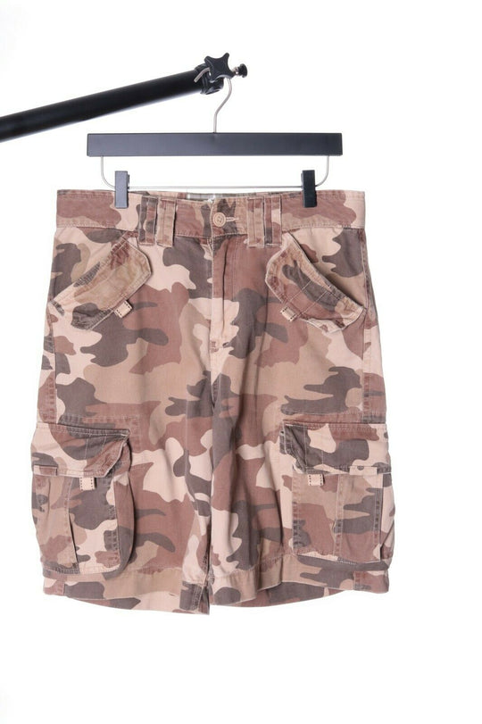 Men's G&M 100% Cotton Military Camouflage Cargo Shorts Size 30
