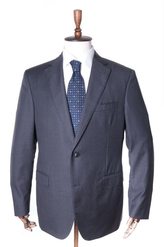 Men's PAL ZILERI Grey 100% Wool Suit Jacket Size 56 R