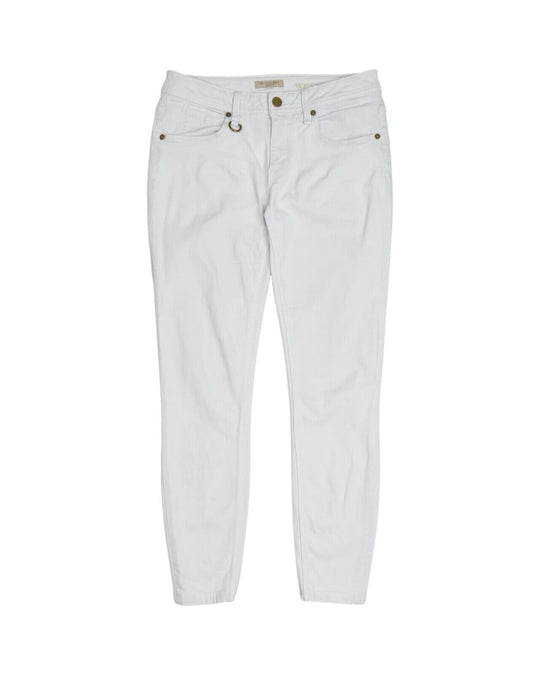 BURBERRY Brit Denim White Skinny Ankle Womens Jeans Size 28