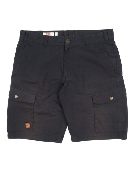 Men's FJALLRAVEN G1000 Blue Cargo Outdoor Ruaha Shorts Size 50 / 34