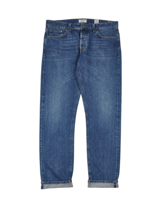 SUITSUPPLY Candiani Denim Blue Selvage Cotton Mens Jeans Size 36 x 34