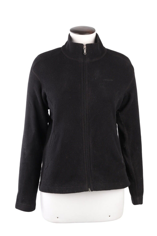 Women's PATAGONIA SYNCHILLA Black Outdoor Full Zip Polartec Fleece Jumper Size s