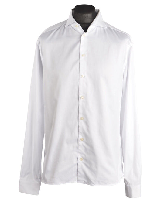 Men's ETON White Super Slim Fit Shirt Size 43 / 17
