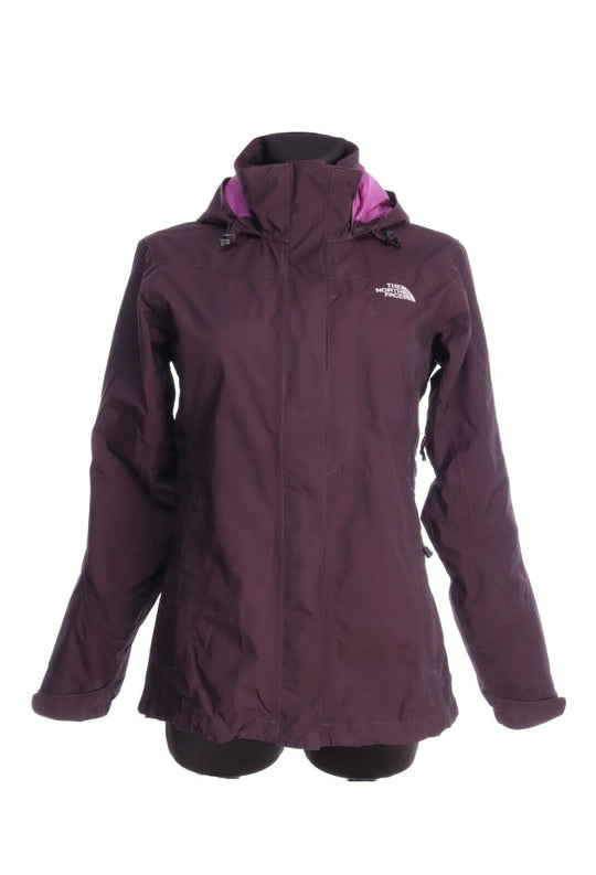 THE NORTH FACE Burgundy HyVent Nylon Hood Windbreaker Jacket Size S