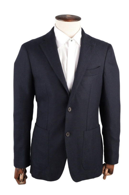Men's SUIT SUPPLY Navy Blue Wool Blazer Jacket Size UK 38 IT 48