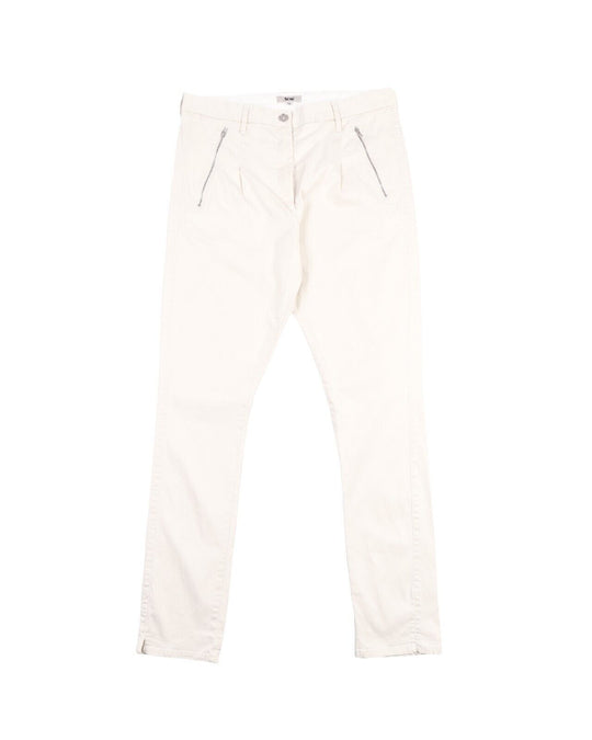 ACNE Davi Cotton Pre AW/10 Pants White Women's Trousers Size 38