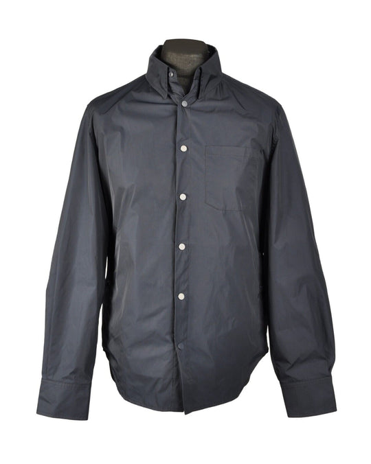 SUITSUPPLY Jacket Navy Blue Nylon Lightweight Men's Overshirt Size M