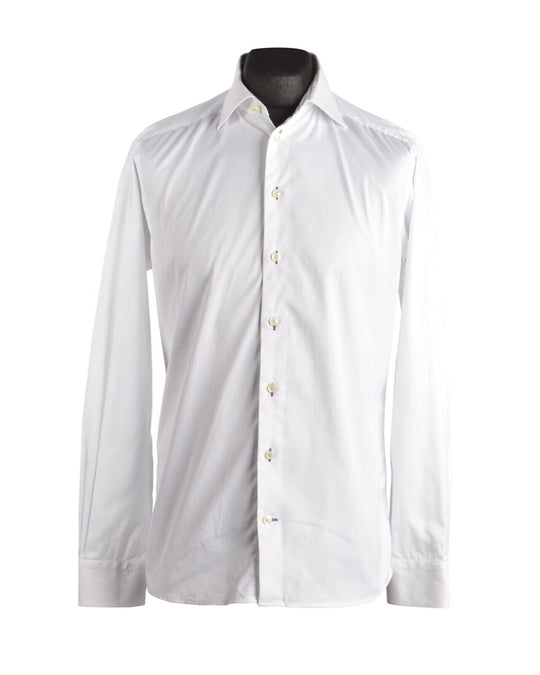 Men's ETON White Slim Fit Shirt Size 40 / 15.75
