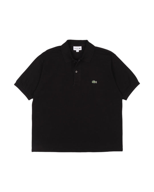 LACOSTE Polo Shirt Black Short Sleeve Mens Top Size 5