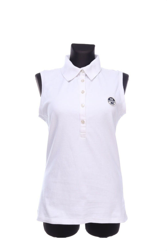 NORTH SAILS White Polo Sleeveless Top Size XL