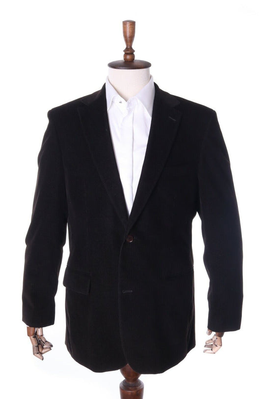 Men's HUGO BOSS Brown 100% Cotton Corduroy Pasolini Movie-A Blazer Jacket Sz 52